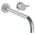 Watermark 22-1.2L-TIB Titanium Wall Mounted 2 Hole Lavatory Set With 11 7/8" Spout