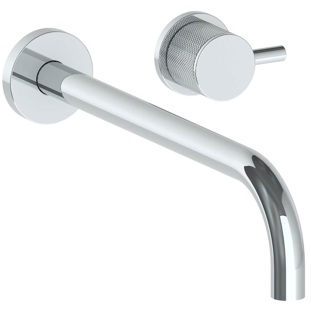 Watermark 22-1.2L-TIC Titanium Wall Mounted 2 Hole Lavatory Set With 11 7/8" Spout