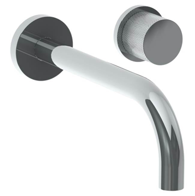 Watermark 22-1.2M-TIA Titanium Wall Mounted 2 Hole Lavatory Set With 8 3/4" Spout