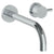 Watermark 22-1.2M-TIB Titanium Wall Mounted 2 Hole Lavatory Set With 8 3/4" Spout