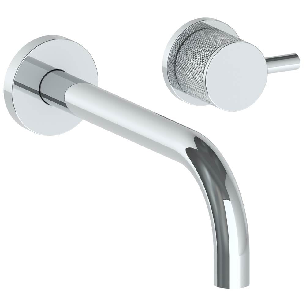 Watermark 22-1.2M-TIC Titanium Wall Mounted 2 Hole Lavatory Set With 8 3/4" Spout