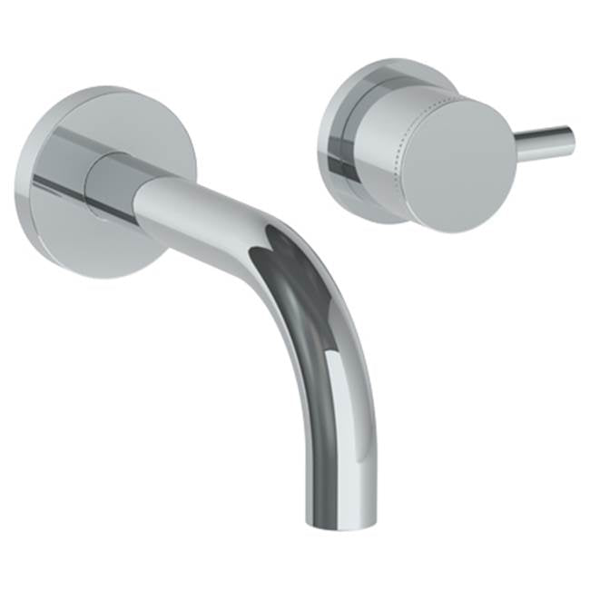 Watermark 22-1.2S-TIB Titanium Wall Mounted 2 Hole Lavatory Set With 6" Spout