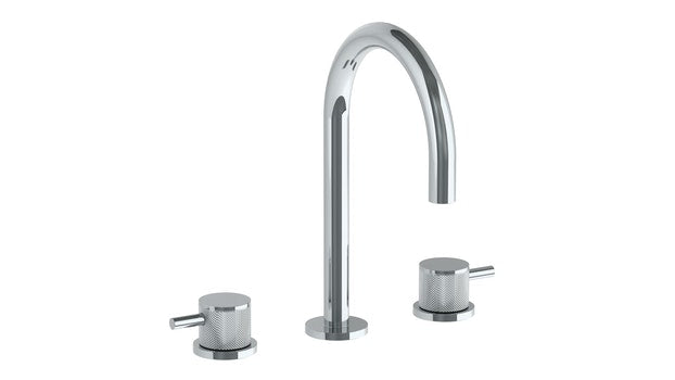 Watermark 22-2-TIC Titanium Deck Mounted 3 Hole Gooseneck Lavatory Set - Parent