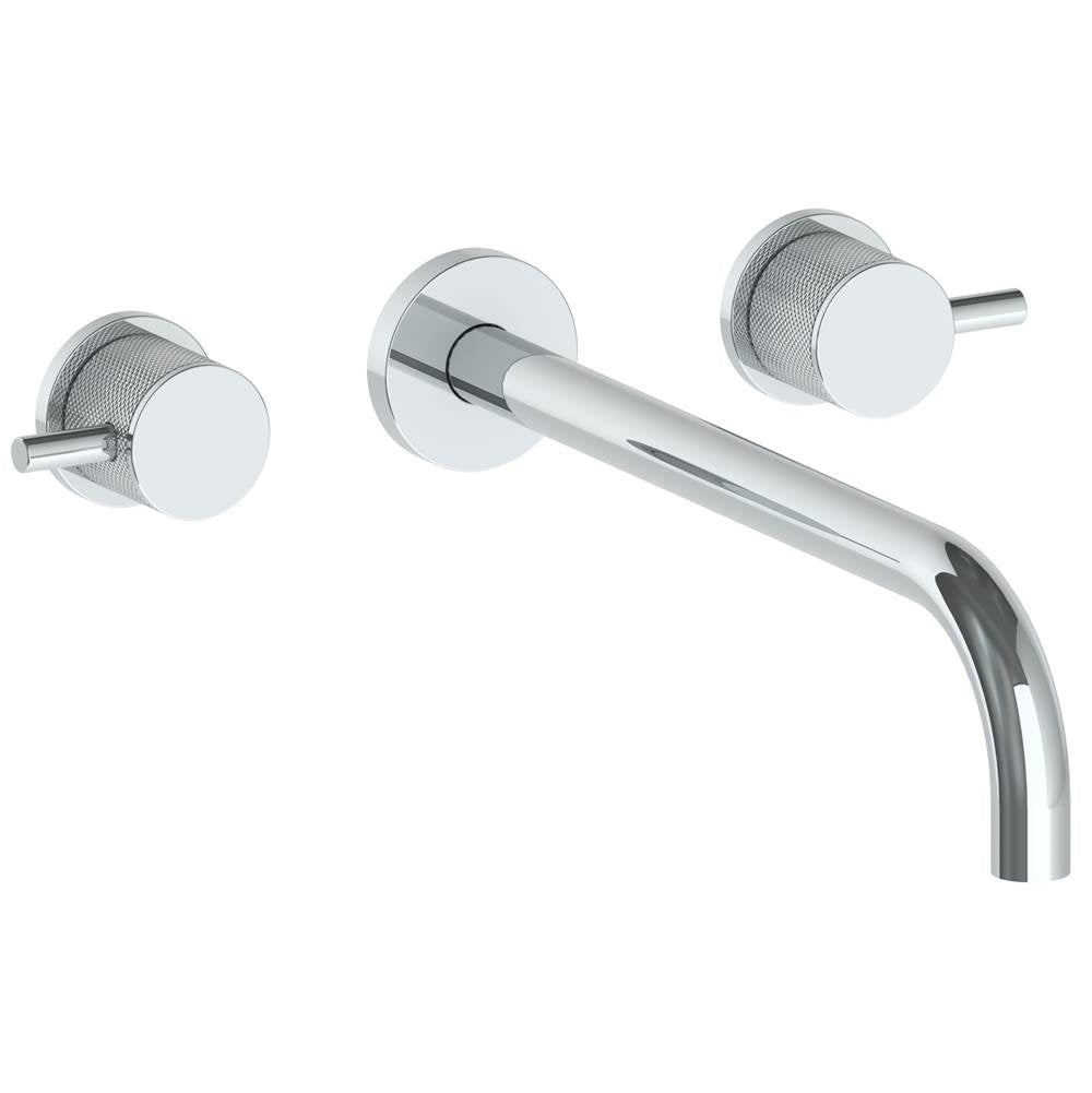 Watermark 22-2.2L-TIC Titanium Wall Mounted 3 Hole Lavatory Set With 11 7/8" Spout