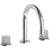 Watermark 22-2S-TIA Titanium Deck Mounted 3 Hole Lavatory Set
