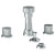 Watermark 22-4-TIA Titanium Deck Mounted 4-Hole Bidet - Parent