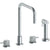 Watermark 22-7.1-TIC Titanium Deck Mounted 4 Hole Square Top Kitchen Set - Includes Side Spray