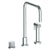 Watermark 22-7.1.3A-TIA Titanium Deck Mounted 3 Hole Square Top Kitchen Set - Includes Side Spray - Parent