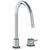 Watermark 22-7.1.3G-TIC Titanium Deck Mounted 2 Hole Gooseneck Kitchen Faucet