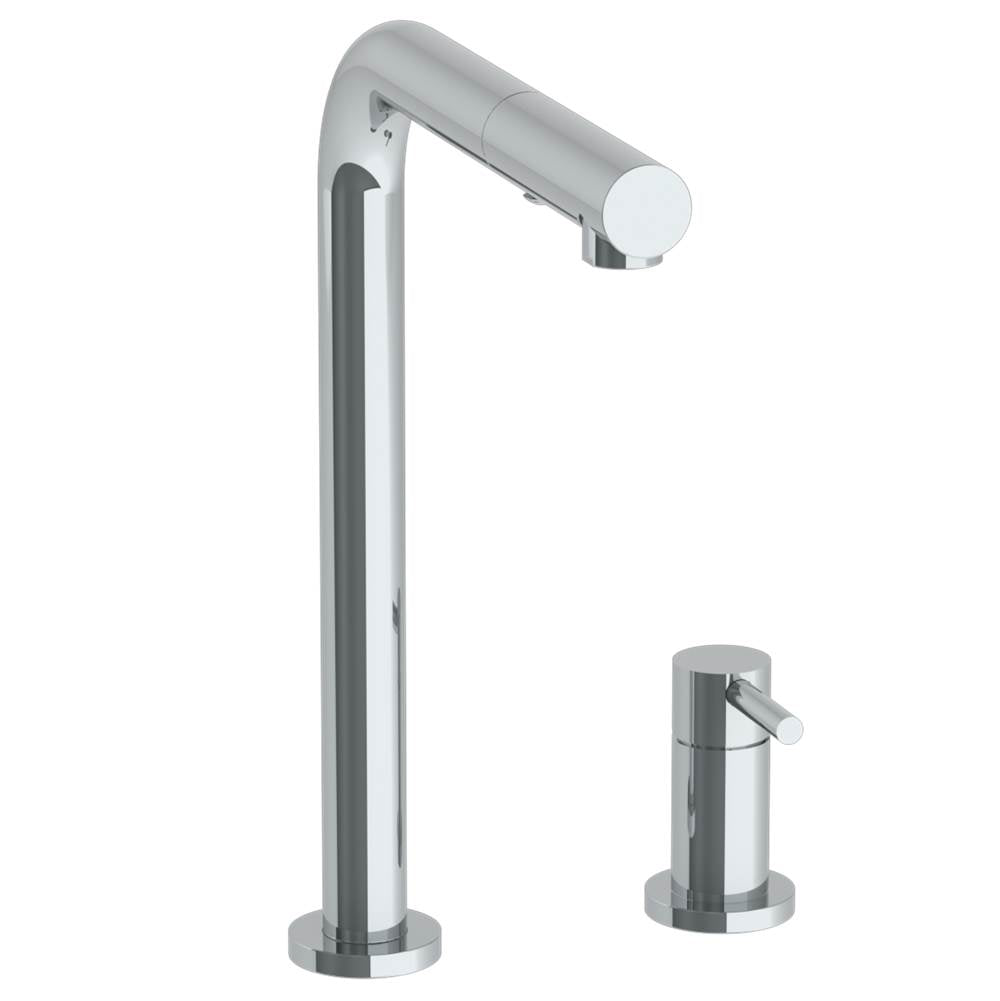 Watermark 22-7.1.3P1-TIBV Deck Mounted 2 Hole Square Top Kitchen Faucet With Pull Out Spray - Parent