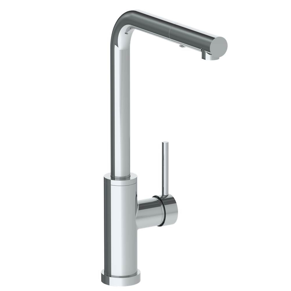 Watermark 22-7.3P1-TIB Deck Mounted 1 Hole Square Top Kitchen Faucet With Pull Out Spray - High Spout - Parent