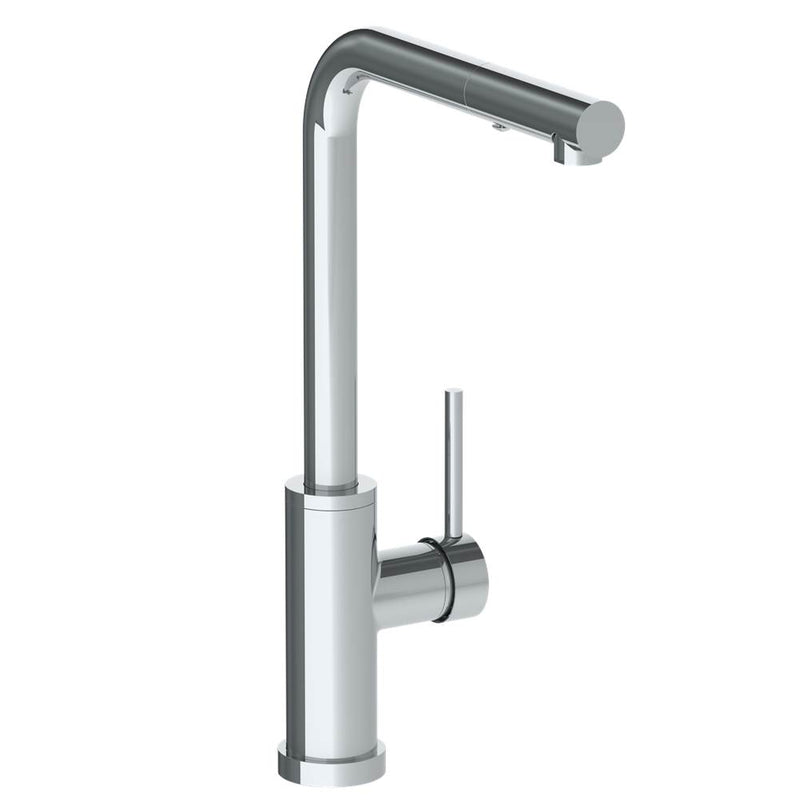 Watermark 22-7.3P1-TIB Deck Mounted 1 Hole Square Top Kitchen Faucet With Pull Out Spray - High Spout - Parent