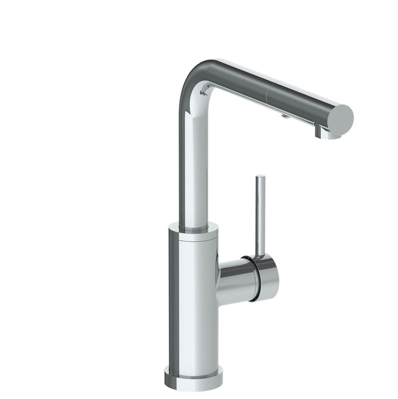 Watermark 22-7.3P3-TIB Deck Mounted 1 Hole Square Top Kitchen Faucet With Pull Out Spray - Low Spout - Parent