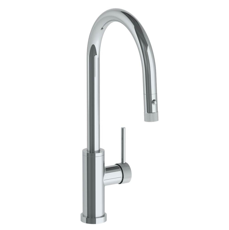 Watermark 22-7.3PG2-TIC Deck Mounted 1 Hole Gooseneck Kitchen Faucet With Pull Down Spray - High Spout - Parent
