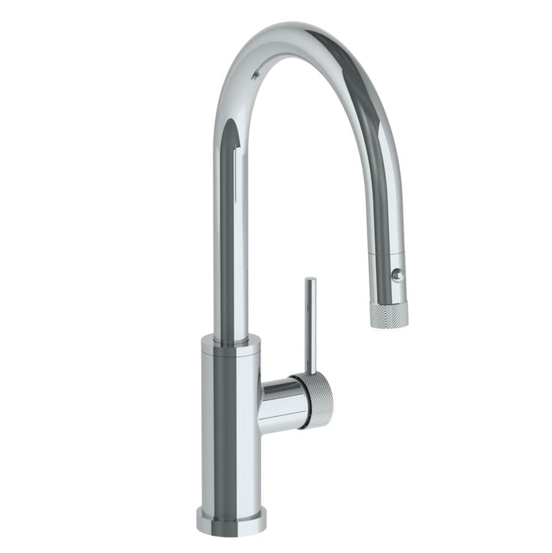 Watermark 22-7.3PG4-TIC Deck Mounted 1 Hole Gooseneck Kitchen Faucet With Pull Down Spray - Low Spout - Parent