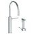 Watermark 22-7.4-TIC Titanium Deck Mounted 2 Hole Gooseneck Kitchen Set - Includes Side Spray With Integrated Mixer - Parent