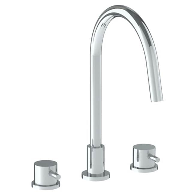 Watermark 22-7G-TIB Titanium Deck Mounted 3 Hole Gooseneck Kitchen Faucet - Parent