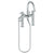 Watermark 22-8.2-TIB Titanium Deck Mounted Exposed Gooseneck Bath Set With Hand Shower