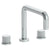 Watermark 22-8.26-TIA Titanium Deck Mounted 3 Hole Square Bath Set