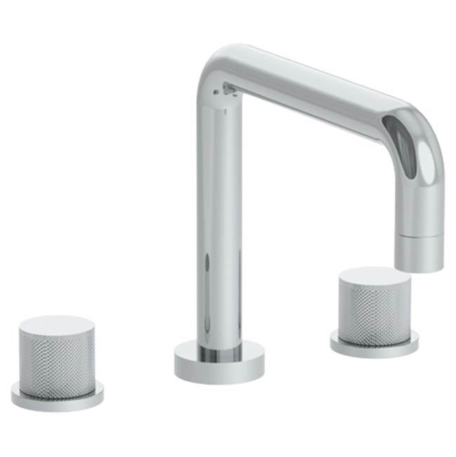 Watermark 22-8.26-TIA Titanium Deck Mounted 3 Hole Square Bath Set