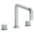 Watermark 22-8.26-TIA Titanium Deck Mounted 3 Hole Square Bath Set