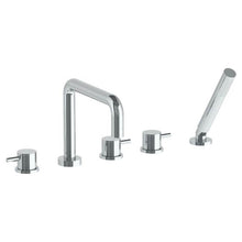 Load image into Gallery viewer, Watermark 22-8.26.1-TIB Titanium Deck Mounted 5 Hole Square Bath Set