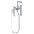 Watermark 22-8.26.2-TIB Titanium Deck Mounted Exposed Square Bath Set With Hand Shower - Parent