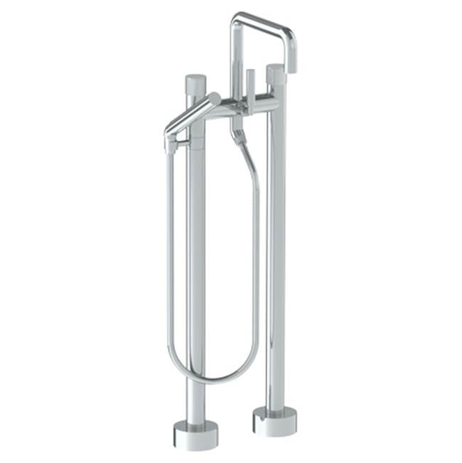 Watermark 22-8.26.3-TIA Titanium Floor Standing Bath Set With Square Spout & Slim Hand Shower - Parent