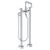 Watermark 22-8.26.3-TIB Titanium Floor Standing Bath Set With Square Spout & Slim Hand Shower