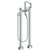 Watermark 22-8.26.3-TIC Titanium Floor Standing Bath Set With Square Spout & Slim Hand Shower