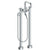 Watermark 22-8.26.3V-TIC Titanium Floor Standing Bath Set With Square Spout & Volume Hand Shower