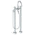 Watermark 22-8.3-TIB Titanium Floor Standing Bath Set With Gooseneck Spout & Slim Hand Shower