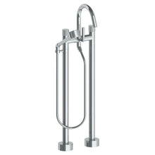 Load image into Gallery viewer, Watermark 22-8.3V-TIA Titanium Floor Standing Bath Set With Gooseneck Spout &amp; Volume Hand Shower