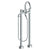 Watermark 22-8.3V-TIA Titanium Floor Standing Bath Set With Gooseneck Spout & Volume Hand Shower