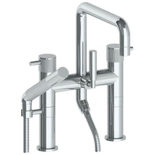 Load image into Gallery viewer, Watermark 22-8.26.2-TIC Titanium Deck Mounted Exposed Square Bath Set With Hand Shower