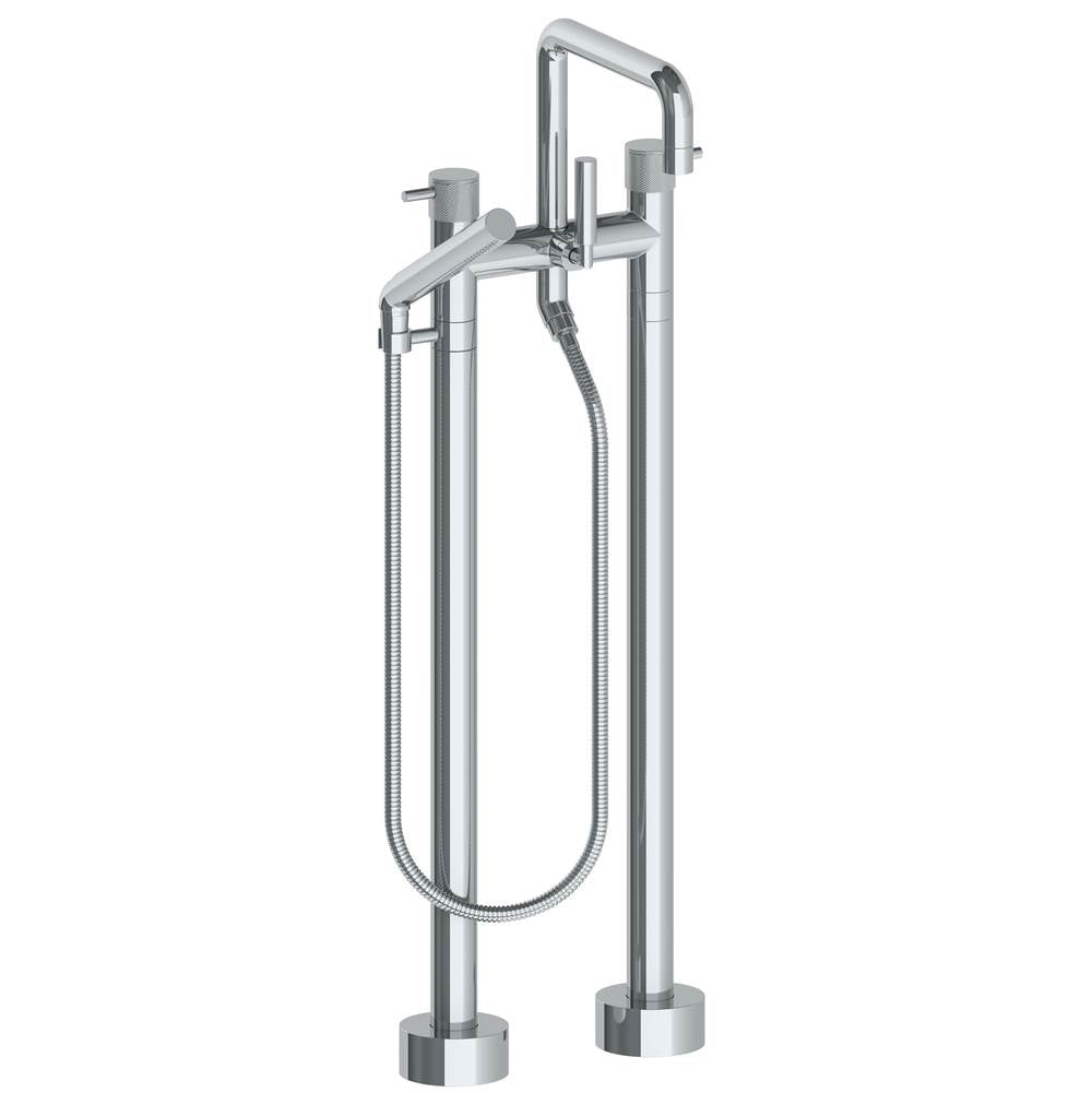 Watermark 22-8.26.3-TIC Titanium Floor Standing Bath Set With Square Spout & Slim Hand Shower - Parent