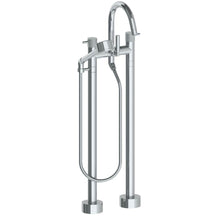 Load image into Gallery viewer, Watermark 22-8.3V-TIC Titanium Floor Standing Bath Set With Gooseneck Spout &amp; Volume Hand Shower