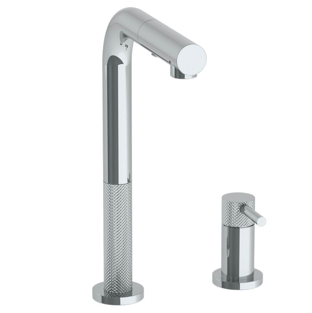 Watermark 22-9.1.3P1-TICV Deck Mounted 2 Hole Square Top Prep Faucet With Pull Out Spray - Parent