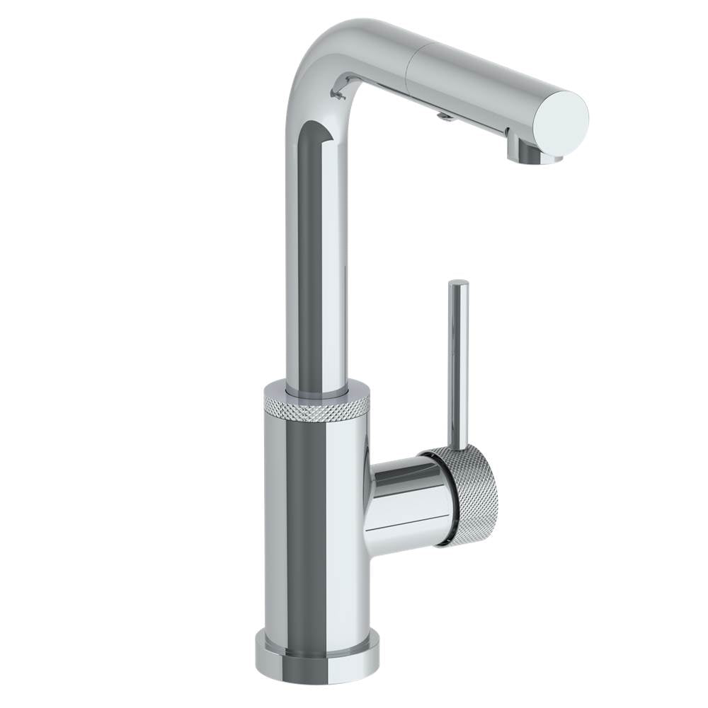 Watermark 22-9.3P1-TIC Deck Mounted 1 Hole Square Top Prep Faucet With Pull Out Spray - Parent