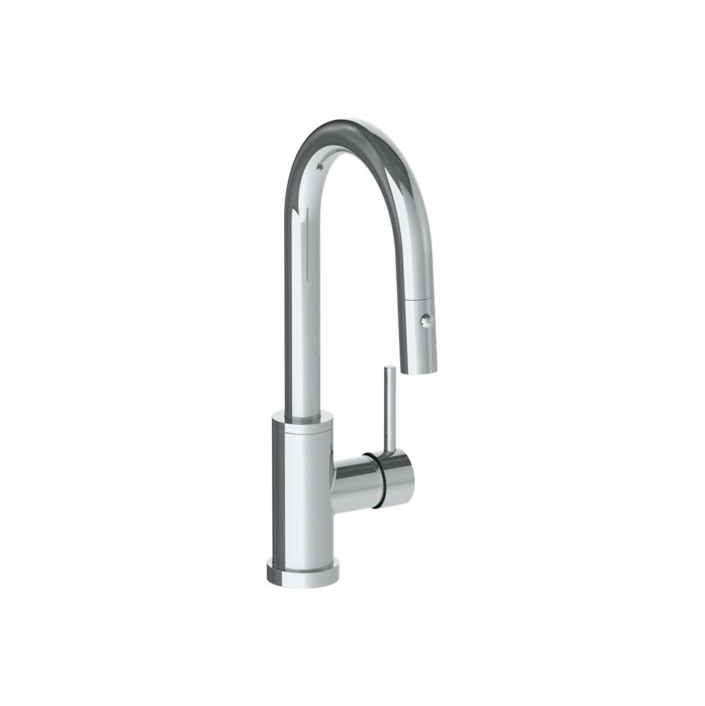 Watermark 22-9.3PG2-TIB Deck Mounted 1 Hole Gooseneck Prep Faucet With Pull Down Spray - Parent