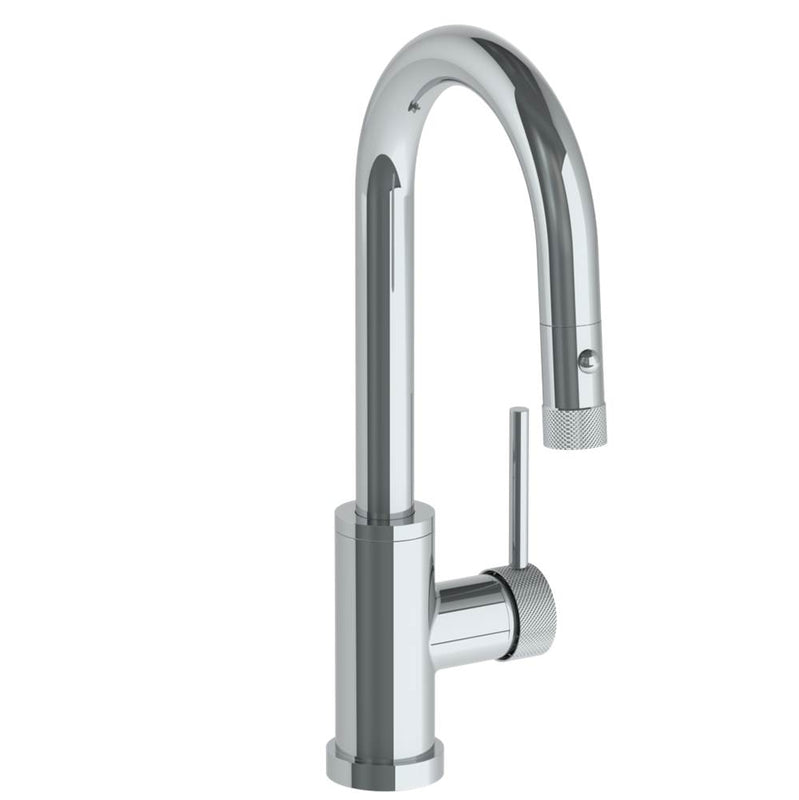 Watermark 22-9.3PG2-TIC Deck Mounted 1 Hole Gooseneck Prep Faucet With Pull Down Spray - Parent
