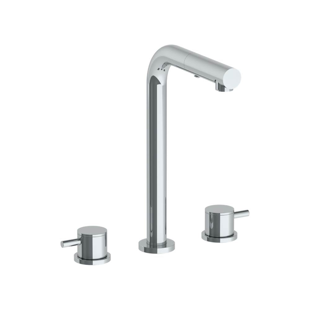 Watermark 22-9P3-TIB Deck Mounted 3 Hole Square Top Prep Faucet With Pull Out Spray - Parent