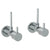 Watermark 22-MAS1-TIB Titanium Lavatory Angle Stop Kit -1/2? Compression X 3/8? Od Compression