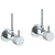 Watermark 22-MAS1-TIC Titanium Lavatory Angle Stop Kit -1/2? Compression X 3/8? Od Compression
