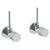 Watermark 22-MAS2-TIA Titanium Lavatory Angle Stop Kit -1/2? IPS X 3/8? Od Compression