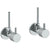 Watermark 22-MAS2-TIC Titanium Lavatory Angle Stop Kit -1/2? IPS X 3/8? Od Compression