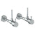 Watermark 22-MAS3-TIB Titanium Lavatory Angle Stop Kit -1/2? Sweat X 3/8? Od Compression