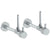 Watermark 22-MAS3-TIC Titanium Lavatory Angle Stop Kit -1/2? Sweat X 3/8? Od Compression