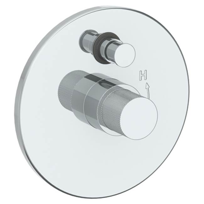 Watermark 22-P90-TIA Titanium Wall Mounted Pressure Balance Shower Trim With Diverter 7" Diameter