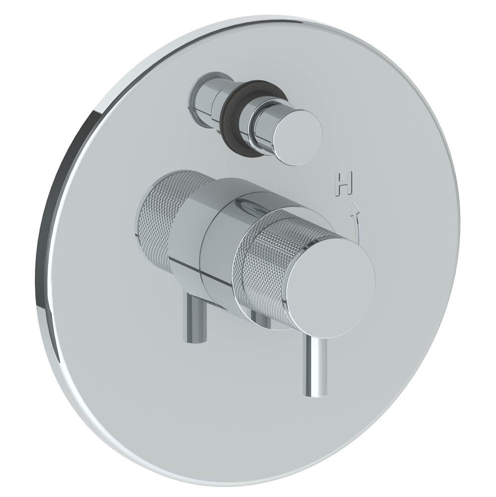 Watermark 22-P90-TIC Titanium Wall Mounted Pressure Balance Shower Trim With Diverter 7" Diameter